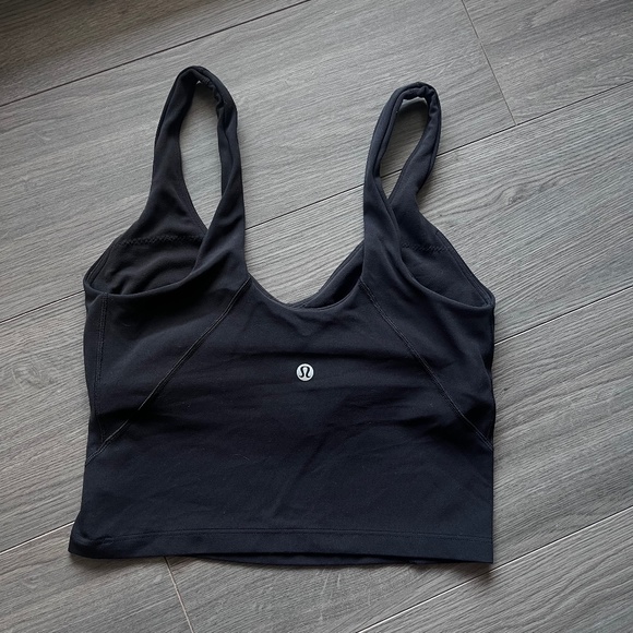 lululemon black align tank size 4 comfy casual athletic - Picture 1 of 3